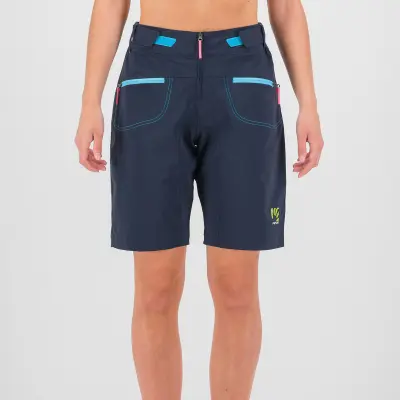 Karpos Ballistic Evo Dámske Kraťasy tmavomodré/tyrkysové