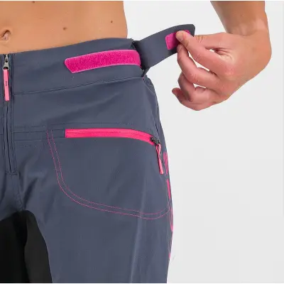 Karpos Ballistic Evo Dámske Kraťasy modré/čierne/ružové