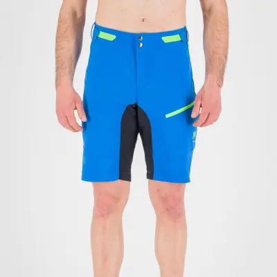 Karpos Val Viola Kraťasy modré/čierne/zelené fluo