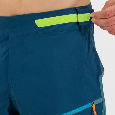 Karpos Rapid Baggy Kraťasy modrozelené/žlté fluo