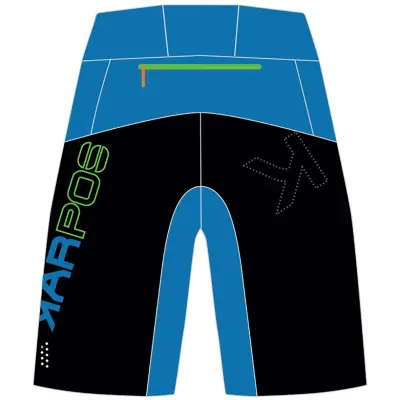 Karpos Rapid Baggy Kraťasy modré/čierne/zelené fluo