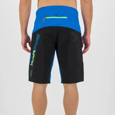 Karpos Rapid Baggy Kraťasy modré/čierne/zelené fluo