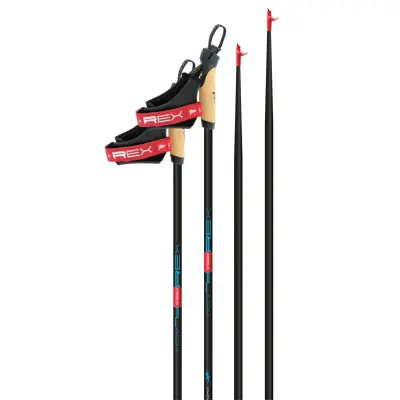 Rex Flash bežecké palice 70% carbon, Pro Strap