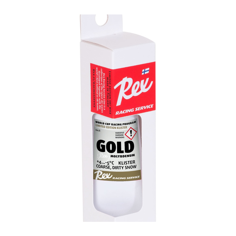Rex Klister Gold Molybdenum  +4...-5 C 55g hrubý a špinavý sneh