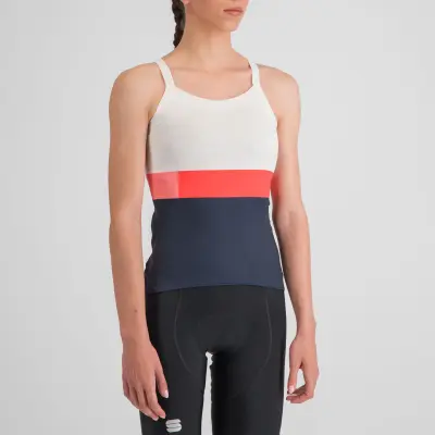 Sportful SNAP dámske tielko white galaxy blue