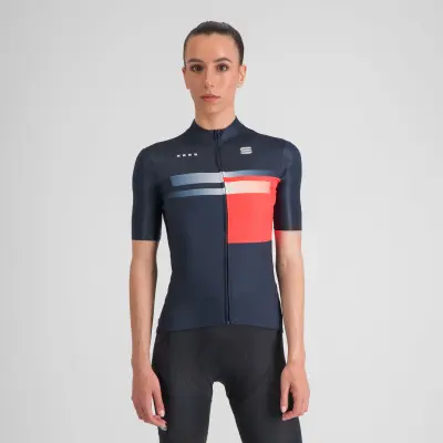 Sportful GRUPPETTO dámsky dres galaxy blue pompelmo