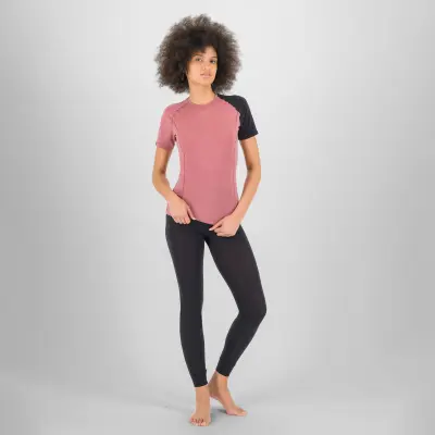 Karpos Dinamico Merino 130 Dámske Tričko Deco Rose/Black