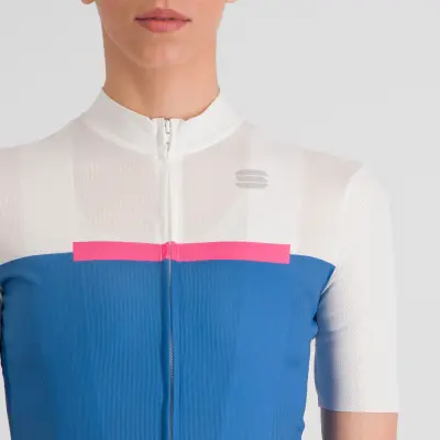 Sportful PISTA dámsky dres blue denim white