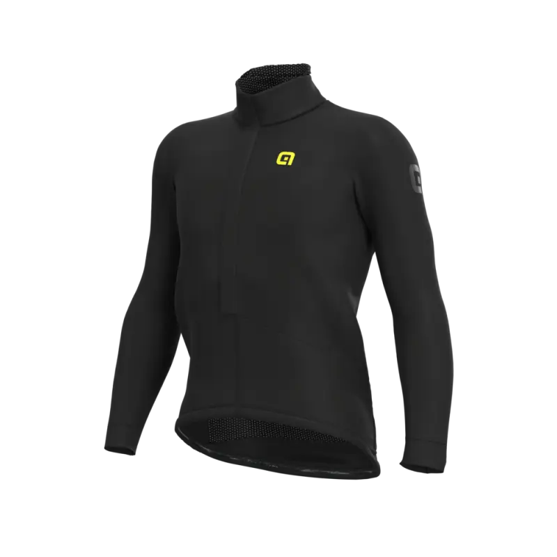 Zateplená cyklistická bunda pánska Alé R-EV1 Four Season čierna