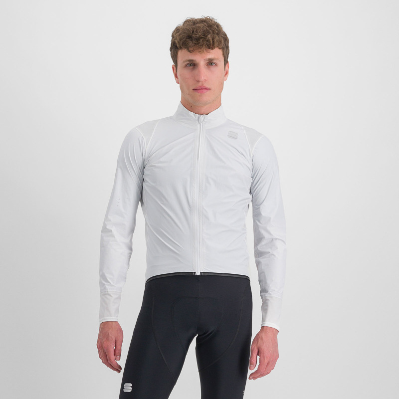 Cyklistická pánska bunda Sportful Hot Pack NoRain biela