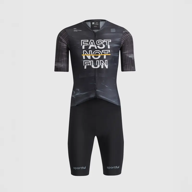 SPORTFUL FAST NOT FUN aero kombinéza čierna