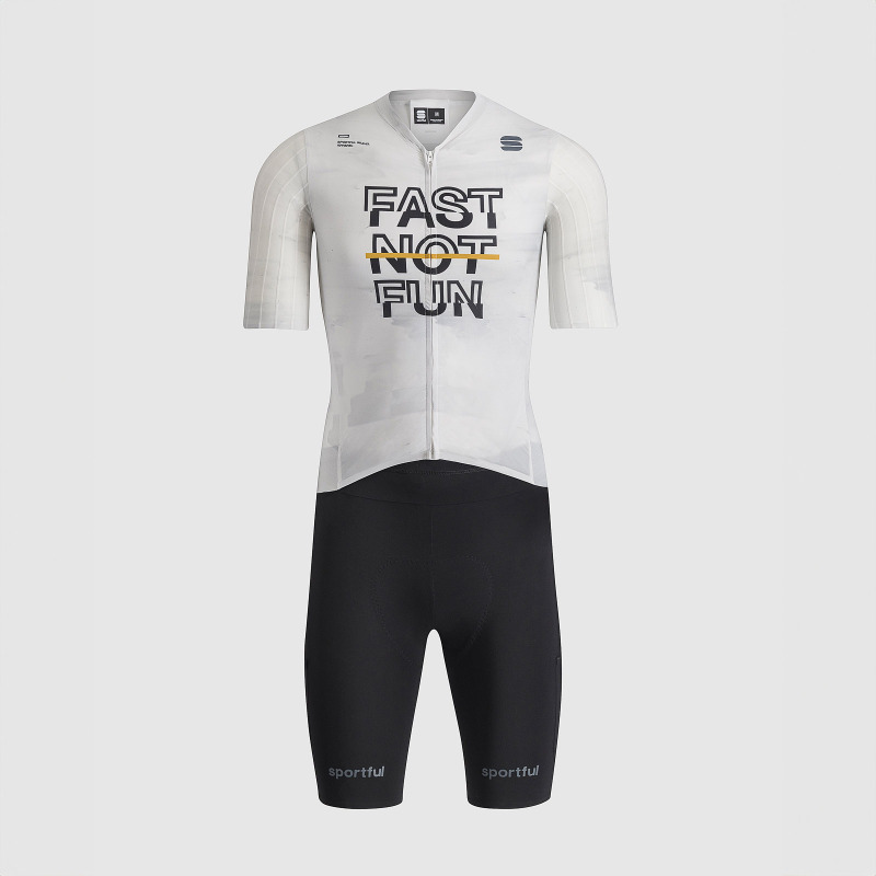 SPORTFUL FAST NOT FUN aero kombinéza biela, čierna