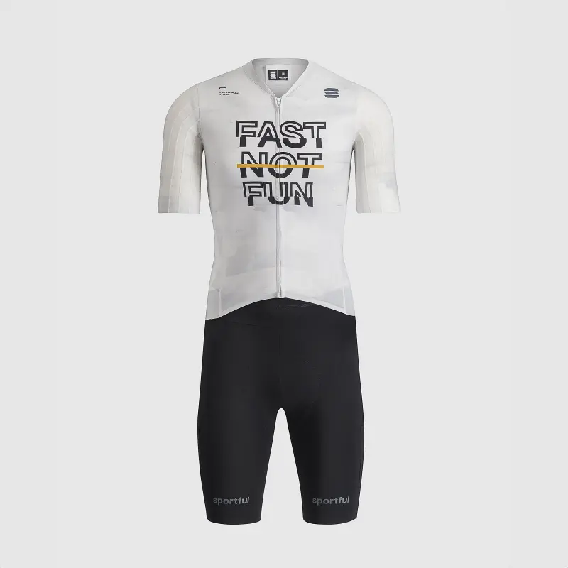 SPORTFUL FAST NOT FUN aero kombinéza biela, čierna