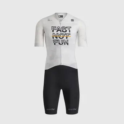 SPORTFUL FAST NOT FUN aero kombinéza biela, čierna
