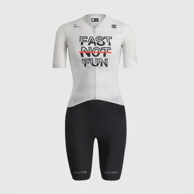 SPORTFUL FAST NOT FUN dámska aero kombinéza biela, čierna