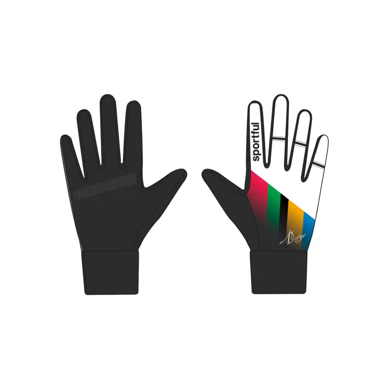 Sportful Lycra Chicco rukavice white/black