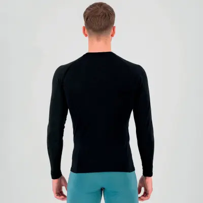 Karpos Dinamico Merino 130 tričko S Dlhým Rukávom Black