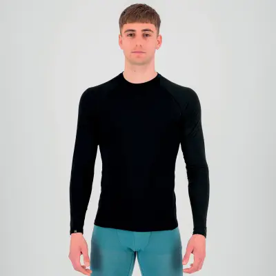 Karpos Dinamico Merino 130 tričko S Dlhým Rukávom Black