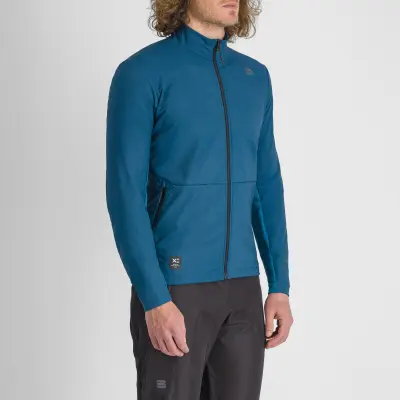 Sportful Offset bunda teal blue/blue corsair