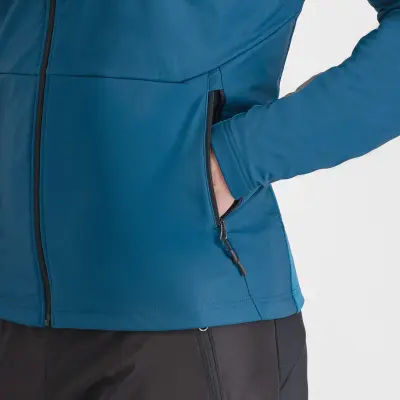 Sportful Offset bunda teal blue/blue corsair