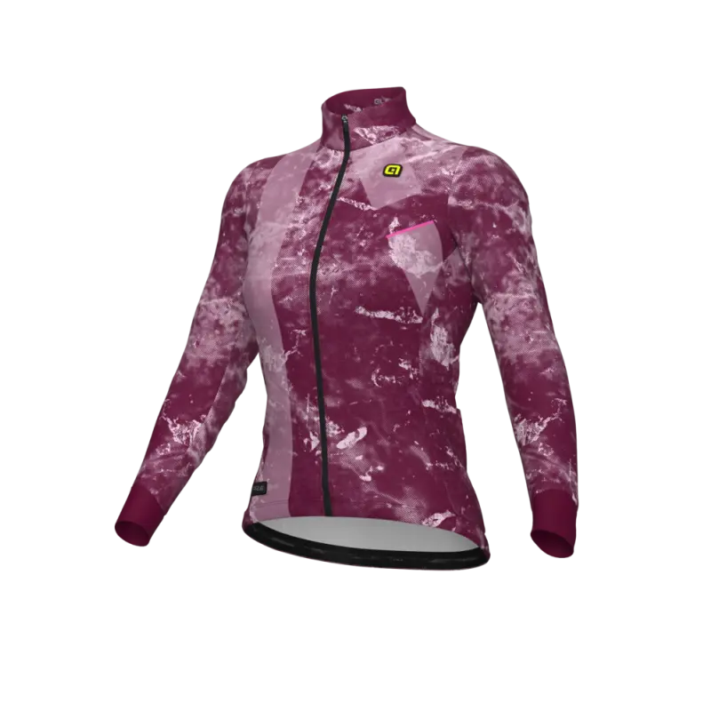 Zateplený cyklistický dres ALÉ dámský PR-E ICY