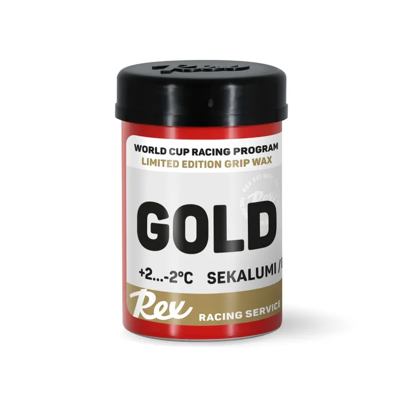 Rex Gold Racing Service kick wax - mixed snow Racing Service Grip Waxes, 45g