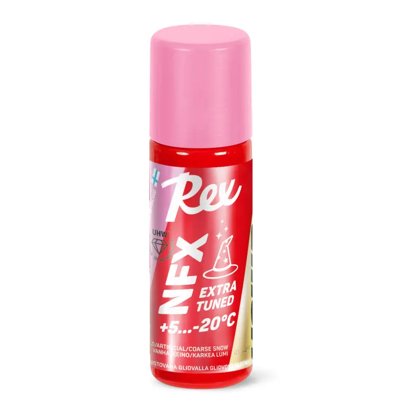 Rex NFX Pink UHW Extra Tuned Liquid glider 60 ml sponge