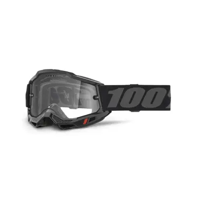 ACCURI 2 ENDURO MTB Goggle Black - Clear Lens