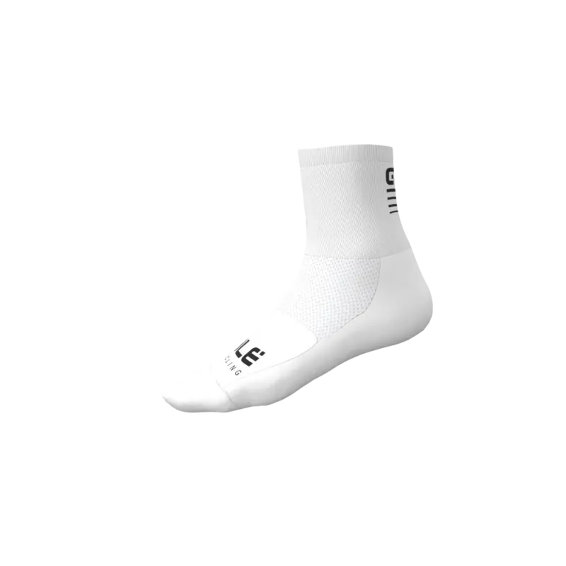 Letné cyklistické ponožky Alé Cycling Strada 2.0 biele