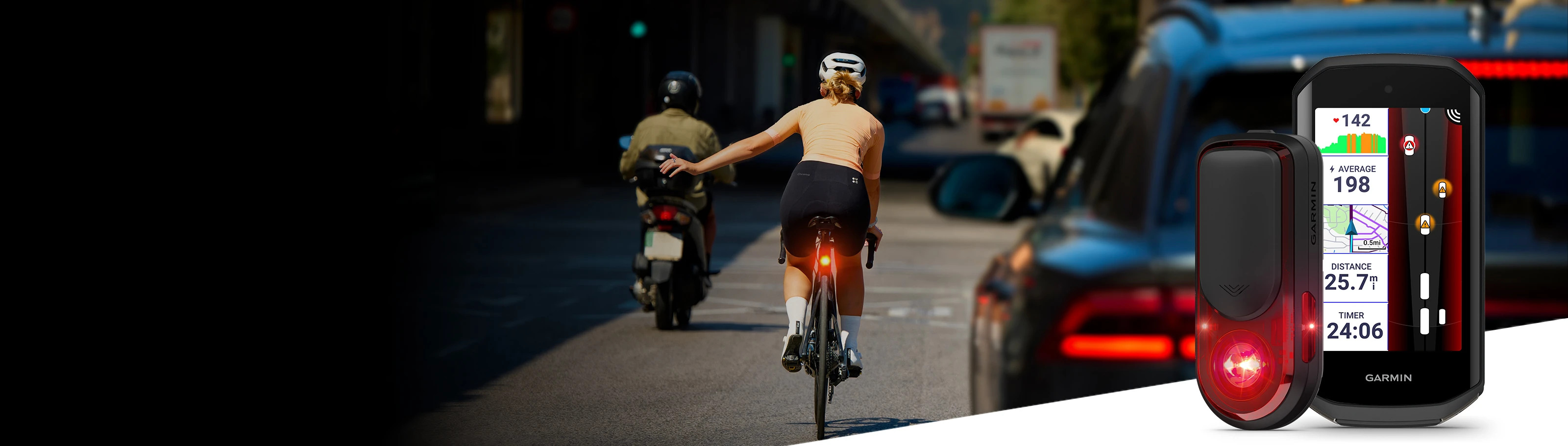 Garmin Varia RearVue 820 - Najpokročilejší cyklistický radar s brzdovým svetlom