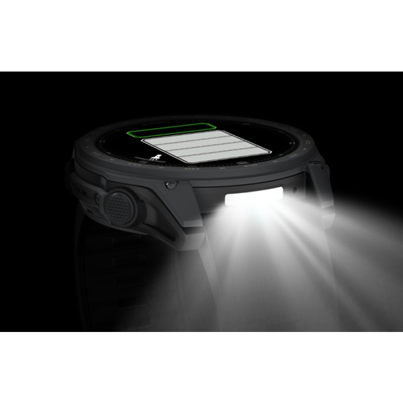 tactix 8 - 51mm, AMOLED, Sapphire, Cerakote coating, Titanium, slate grey/black silicone band (AB Ultralight)