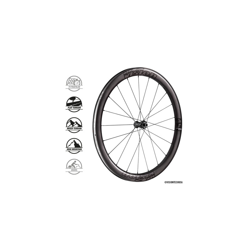 VISION zapletené kolo zadní METRON45 SL DB-CL CH-TL XDR B1