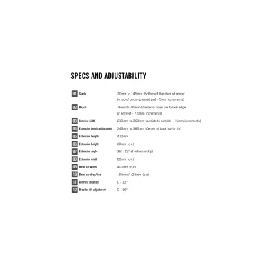 VISION řidítka TT METRON TFA 400mm Snakebite