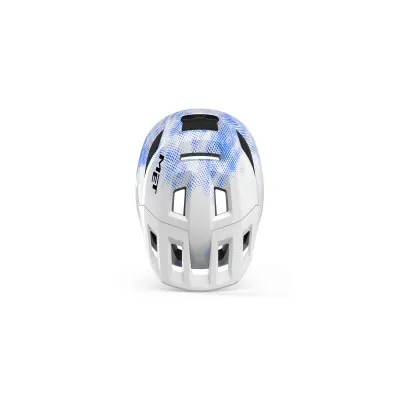 MET přilba SHELTER YOUTH white blue -52/56