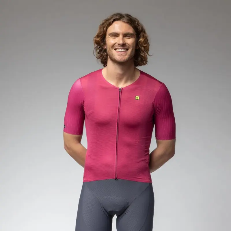 Letný cyklistický dres pánsky Alé Cycling Earthy Style 2.0 PR-E červený
