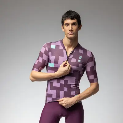 Letní cyklistický dres ALÉ pánský PRAGMA PIXEL
