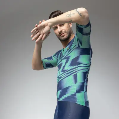 Letní cyklistický dres ALÉ pánský TECHNO PR-E