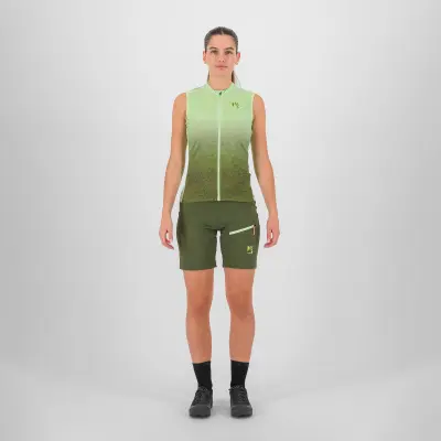 Karpos VERVE EVO dámsky dres bez rukávov arcadian/cedar green