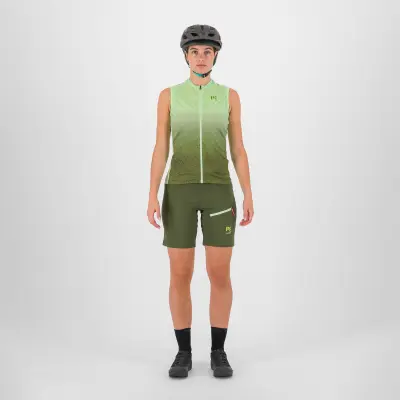 Karpos VERVE EVO dámsky dres bez rukávov arcadian/cedar green