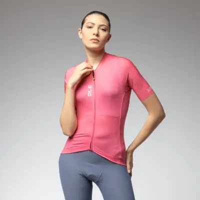 Letní cyklistický dres ALÉ dámský PRAGMA COLOR BLOCK