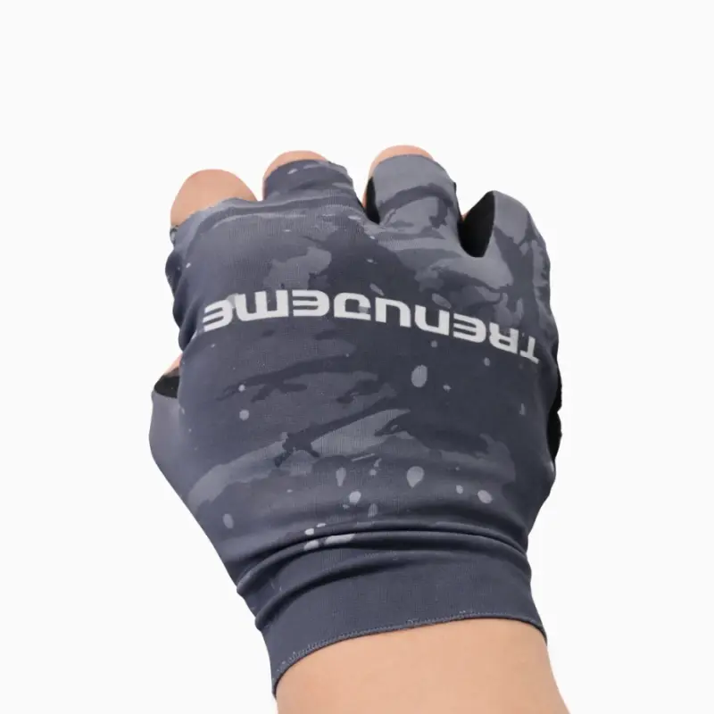 Letné cyklistické rukavice Alé Cycling Crono Trenujeme sivé