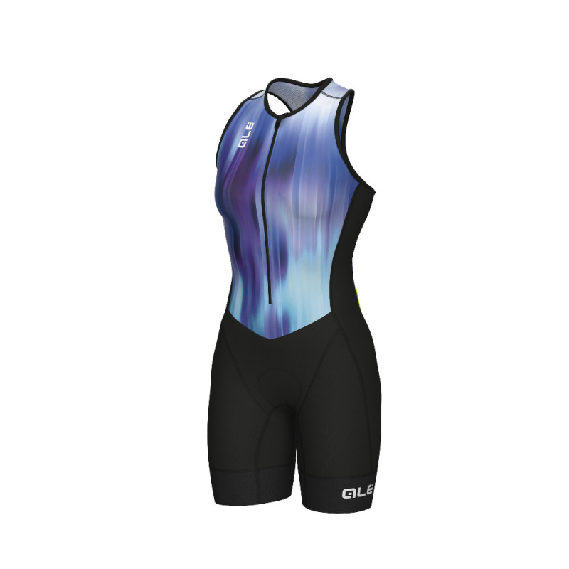 Triatlonruha női ALÉ CRAZY TRIATHLON kék