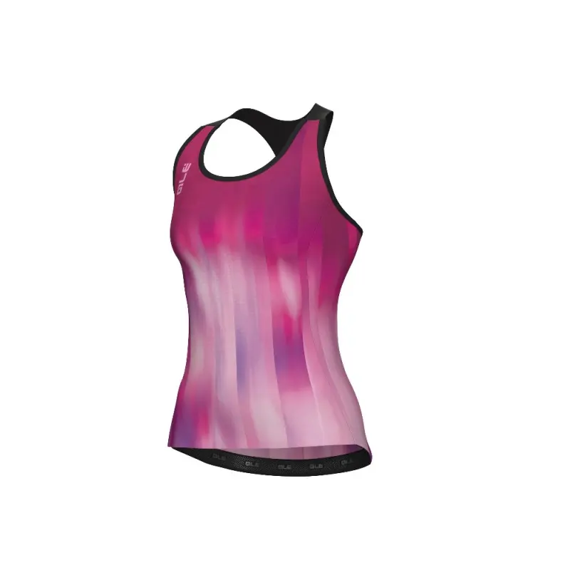 Letný cyklistický dres dámsky Alé Cycling Pragma Crazy ružový