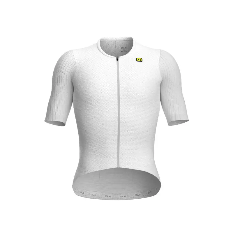 Letný cyklistický dres pánsky Alé Cycling R-EV1 Eagle biely