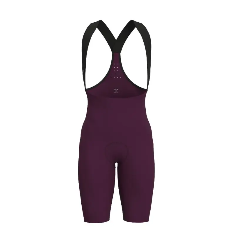 Letné cyklistické nohavice pánske Alé Cycling R-EV1 GO bordové