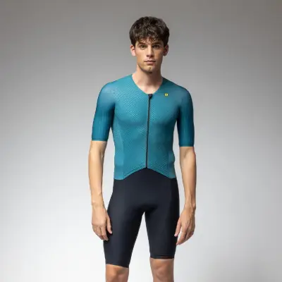 Triatlon kombinéza Alé Cycling Eagle Tri TRIATHLON pánska zelená