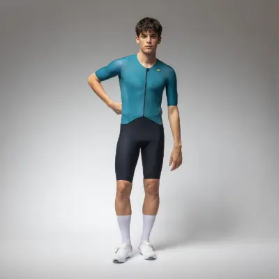 Triatlon kombinéza Alé Cycling Eagle Tri TRIATHLON pánska zelená