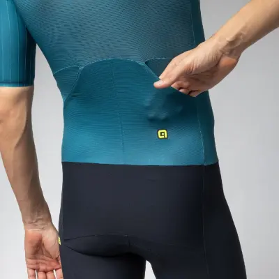 Triatlon kombinéza Alé Cycling Eagle Tri TRIATHLON pánska zelená