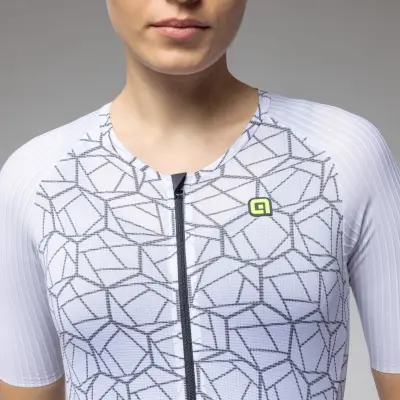 Triatlon kombinéza Alé Cycling Focus TRIATHLON dámska biela