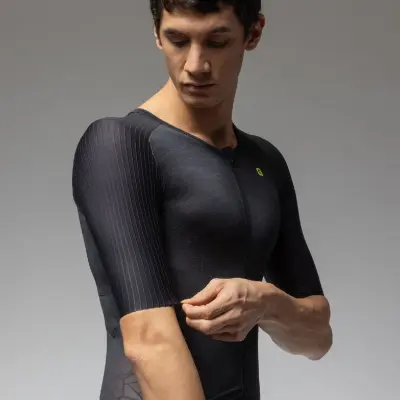 Triatlon kombinéza Alé Cycling Focus TRIATHLON pánska čierna